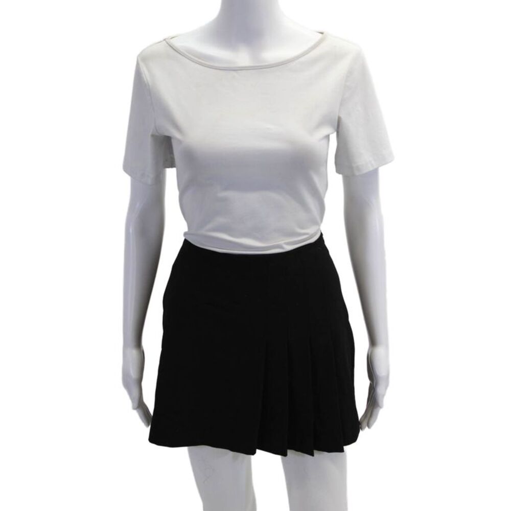 Zara Women Mini Pleated Skort Black Size M - Picture 1 of 6